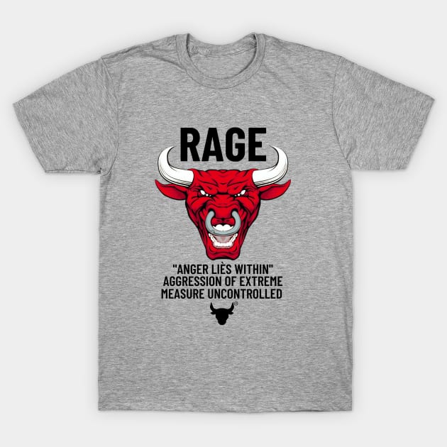 RAGING BULL T-Shirt by Popular_and_Newest